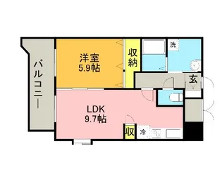シェーネブルグ【4階】の間取り