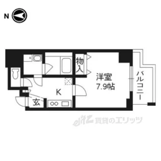 アスヴェル京都西京極【5階】の間取り