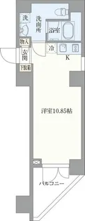 オープンブルーム東新宿【5階】の間取り