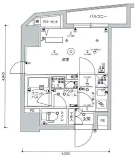 スカイコートパレス蒲田【4階】の間取り