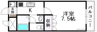 ロマティーノ【1階】の間取り