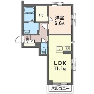 クロシェットIX【3階】の間取り