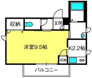 シャトーメルヴェーユ【3階】の間取り