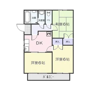 小池コーポ【2階】の間取り