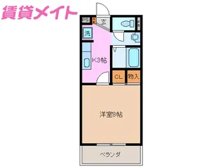 azur【1階】の間取り