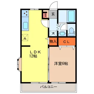 サンライフ光【2階】の間取り