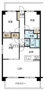 クレール野田【5階】の間取り