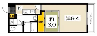 クレベール相原【3階】の間取り