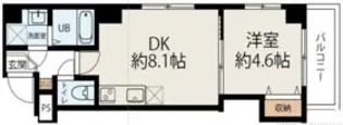 コネクトパークヒルズ神明町【6階】の間取り