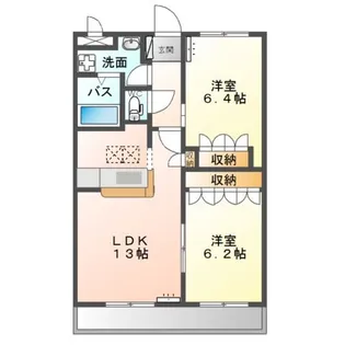 グレースマンション【1階】の間取り