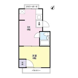 ニュー堀マンションC棟【1階】の間取り