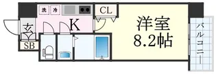 LIVIAZKOBESOLEIL(リヴィアスコウベソレイユ)【7階】の間取り