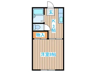 ホワイトハイツ【2階】の間取り