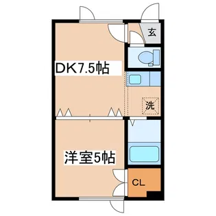 プレイスピア緑ヶ岡I【2階】の間取り