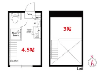 グランディール川崎【2階】の間取り