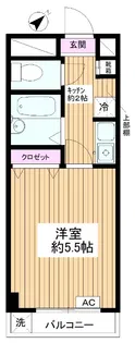 パークサイド常盤台【3階】の間取り