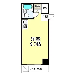 ニックハイム本牧【3階】の間取り