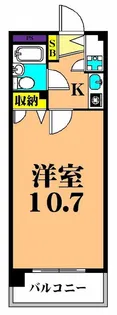 サンフラワーハイツ【3階】の間取り