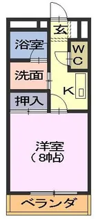 アネックス植田【3階】の間取り