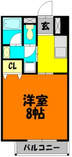 はなはうす門田2番館【4階】の間取り