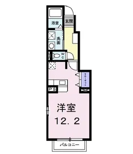 レイクサイド土浦【1階】の間取り