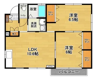 パルミラヒルズ【1階】の間取り