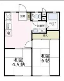 リバーサイド清水【1階】の間取り