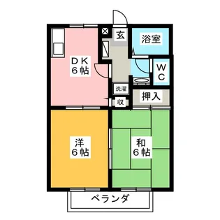 サンガーデン住吉 A棟【1階】の間取り