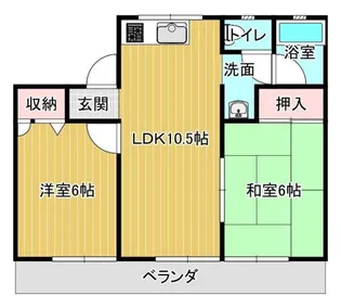 ソシア【2階】の間取り