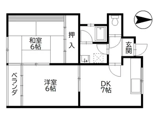 ザ・シルクベール新庄【1階】の間取り