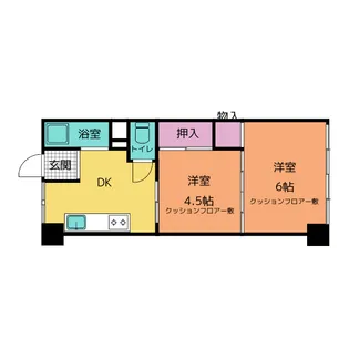 エルミー塩付【4階】の間取り