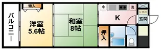 千葉県長生郡白子町剃金【マンション】の間取り