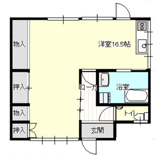 大西アパート【1階】の間取り
