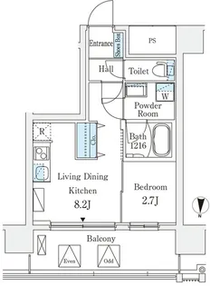 エル・セレーノ新大阪北【11階】の間取り