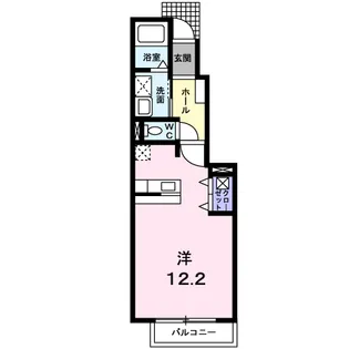 スプリングワット D棟【1階】の間取り