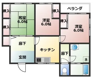 エナール高須【2階】の間取り