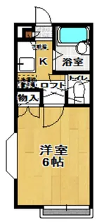 パルーム開成 A棟【2階】の間取り