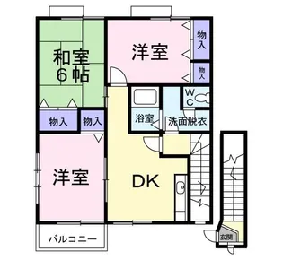 ベルウッド・40 C【2階】の間取り