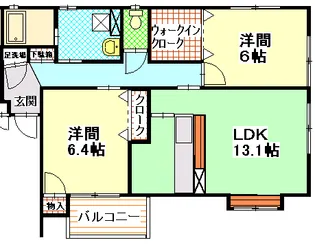 アプローズマンション【1階】の間取り
