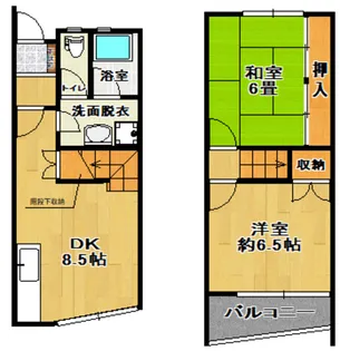 グリーンハイツ【1階】の間取り