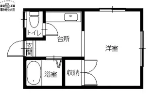長崎県長崎市家野町【アパート】の間取り
