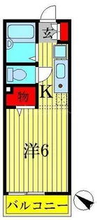 スクエア高砂【2階】の間取り