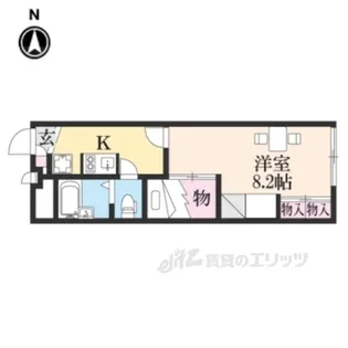 レオパレスクレインコート田中【2階】の間取り