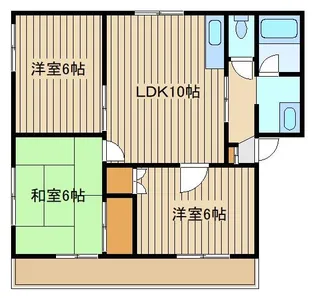 グリーンヒルズ南大泉C棟【2階】の間取り