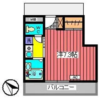 埼玉県川口市仲町【マンション】の間取り