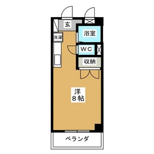 エクセル貴多川No,5B棟【3階】の間取り