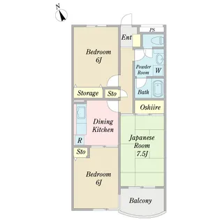 3DKの間取り画像