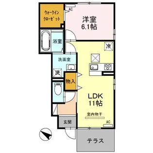 Mon favori【1階】の間取り