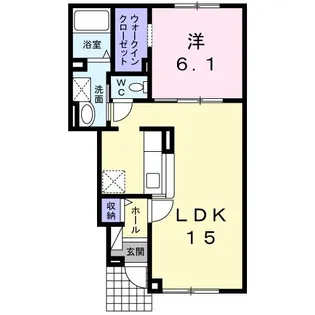 サウスバレー【1階】の間取り