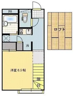 メル・ボヌール海幸【2階】の間取り